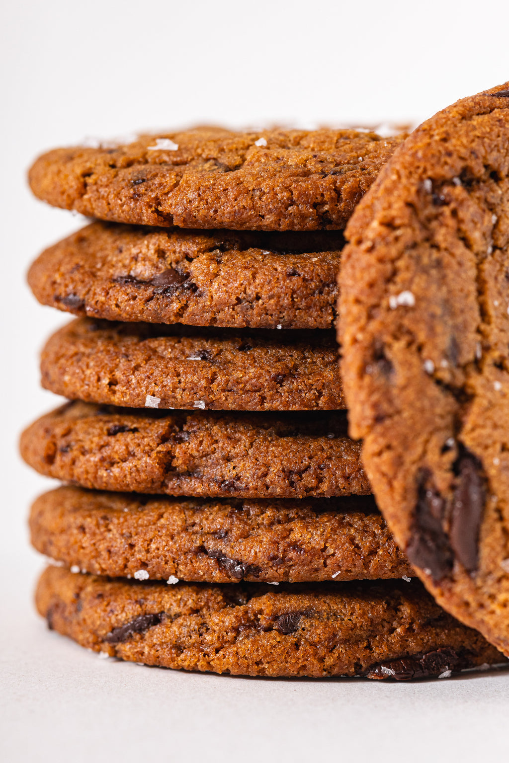 Barnított vajas csokis keksz Maldon sóval