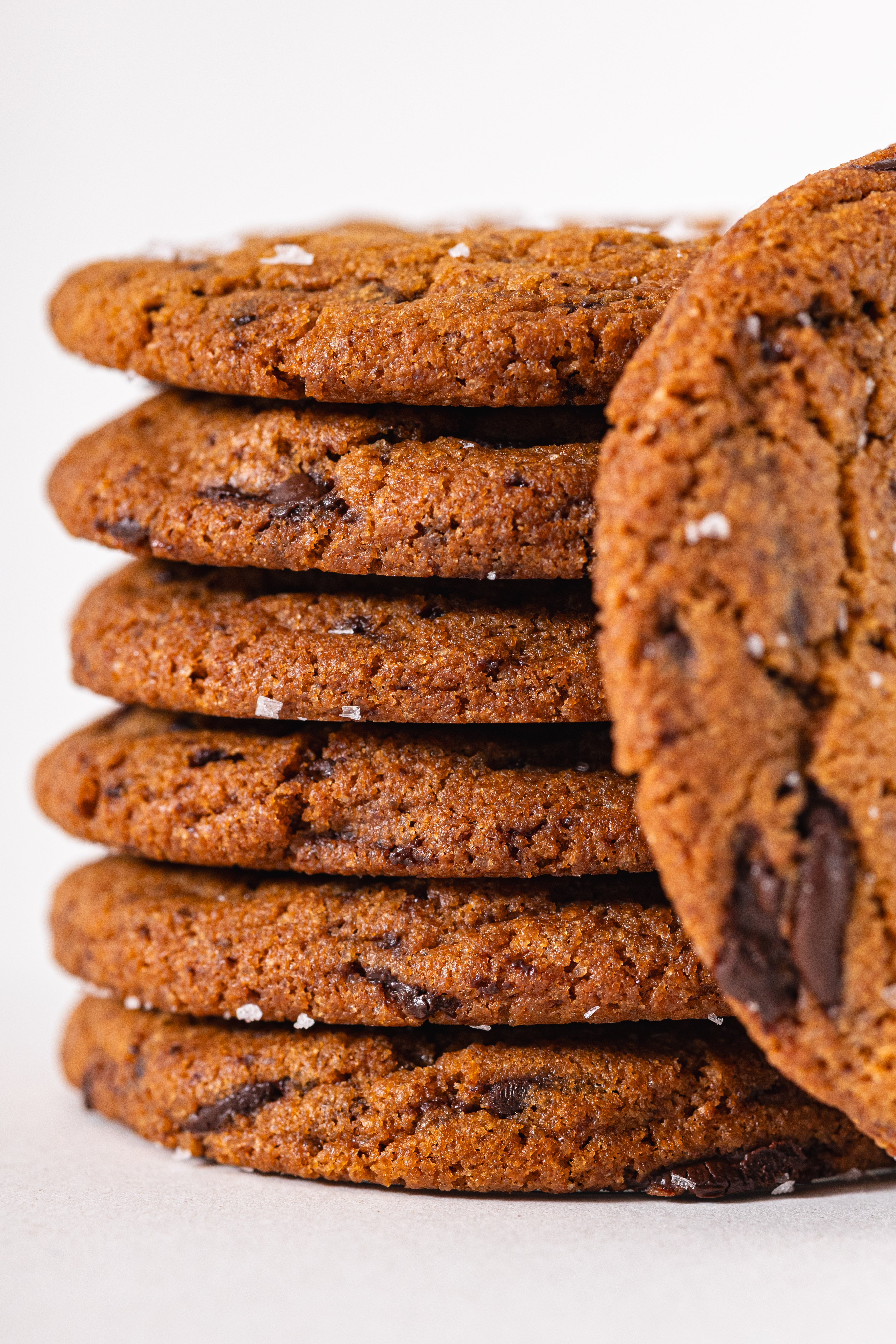 Barnított vajas csokis keksz Maldon sóval