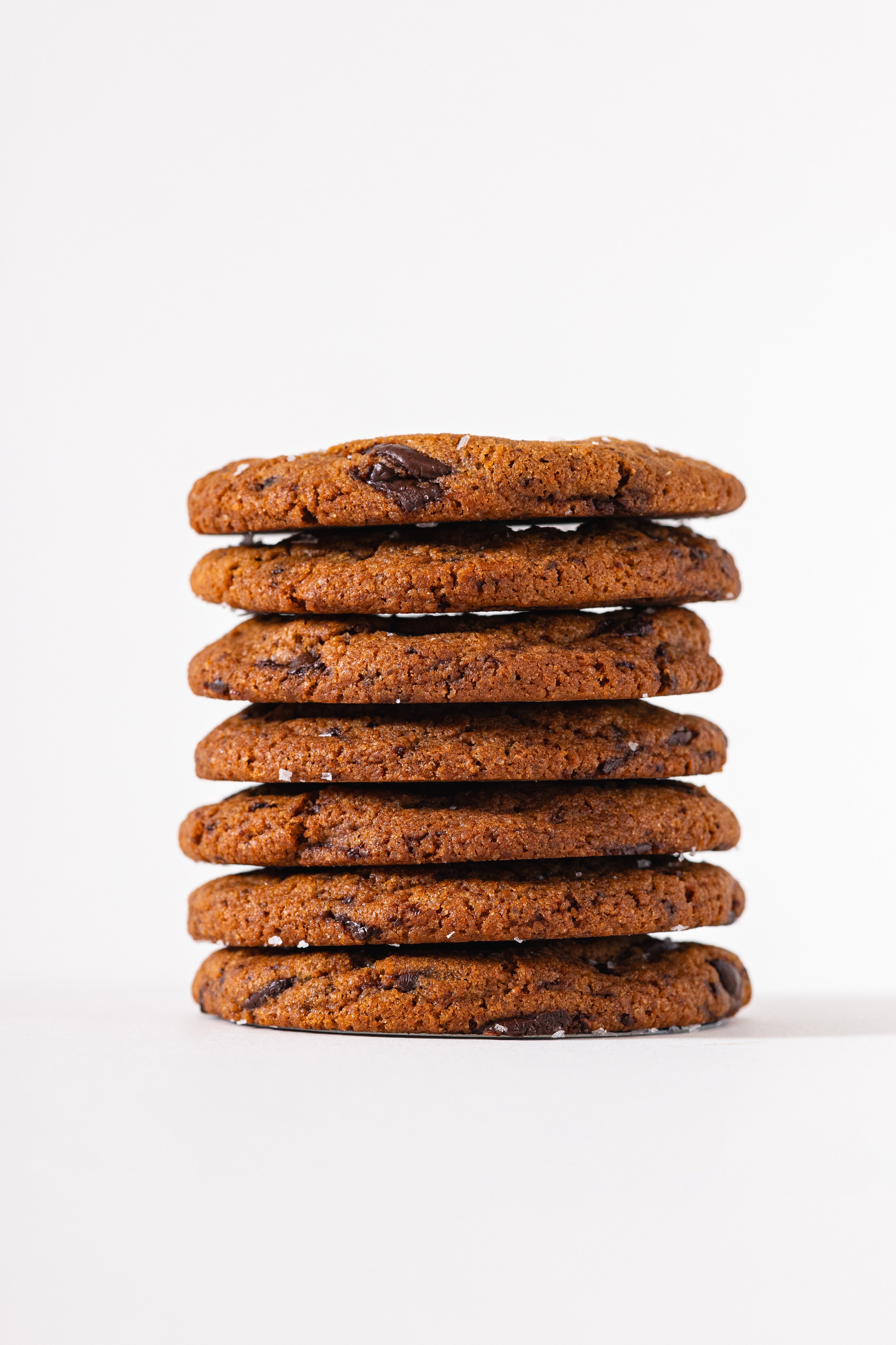 Barnított vajas csokis keksz Maldon sóval