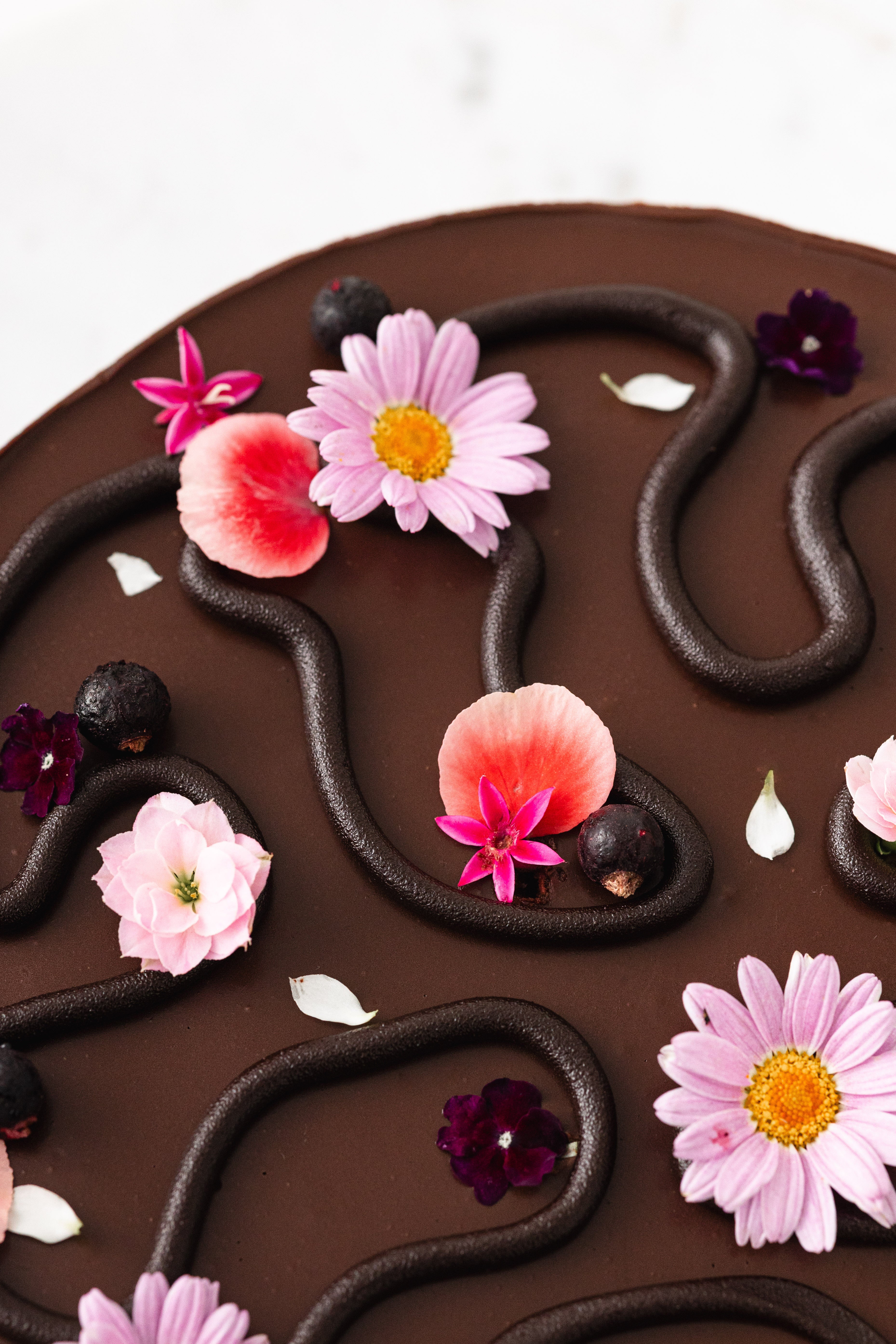 Cukkini, feketeribizli, étcsokoládé torta (mindenmentes)